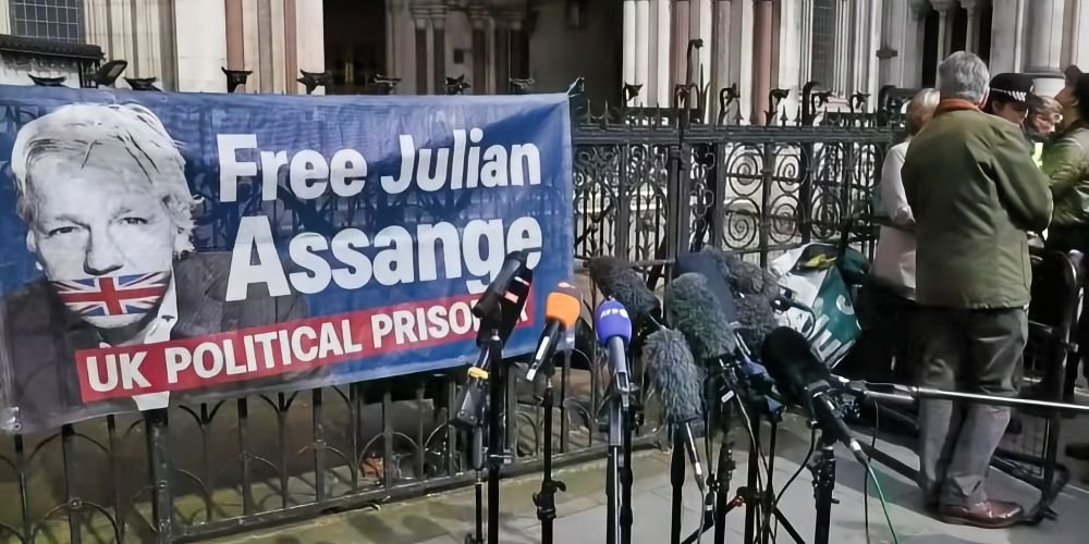 Διαμαρτυρία για τον Τζούλιαν Ασάνζ