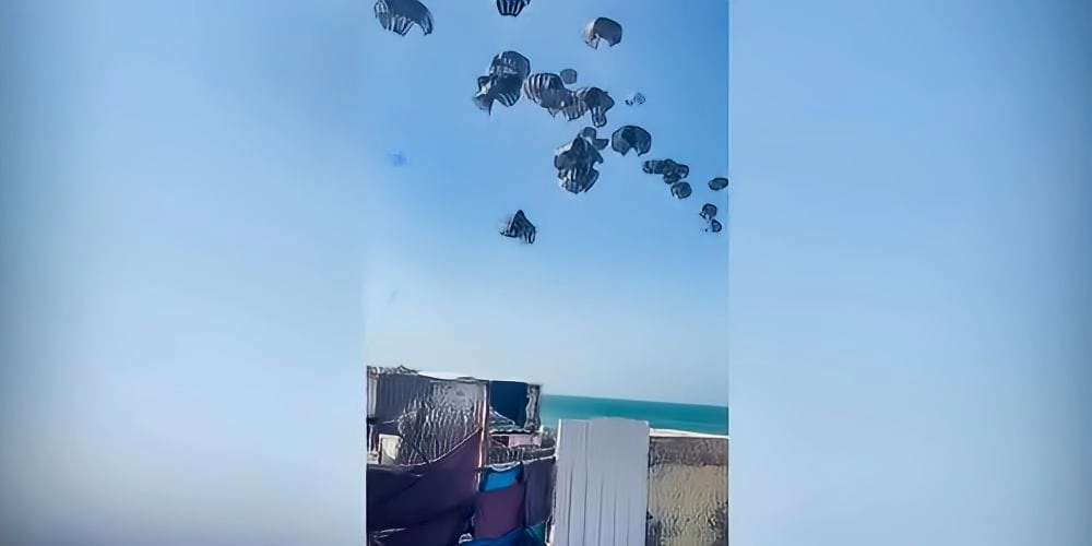 Βοήθεια από αέρος στη Γάζα