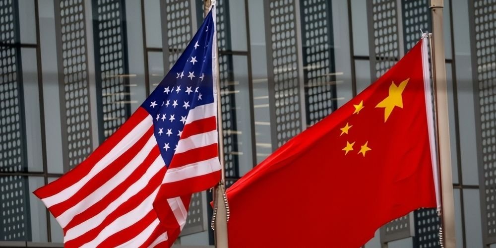 Σημαίες ΗΠΑ - Κίνα