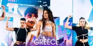 Η Μαρίνα Σάττι στη σκηνή της Eurovision 2024