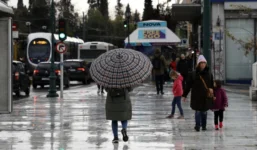 Βροχή στο Σύνταγμα