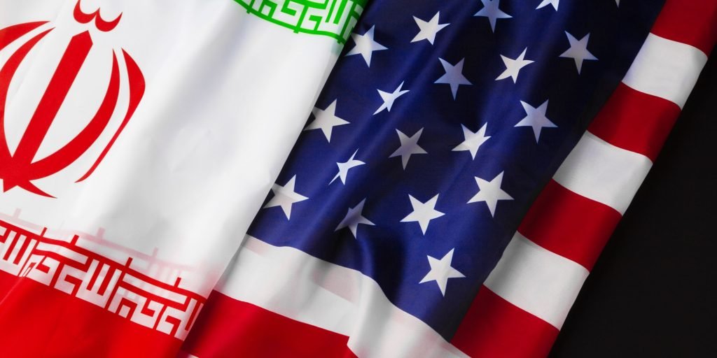Σημαίες Ιράν και ΗΠΑ