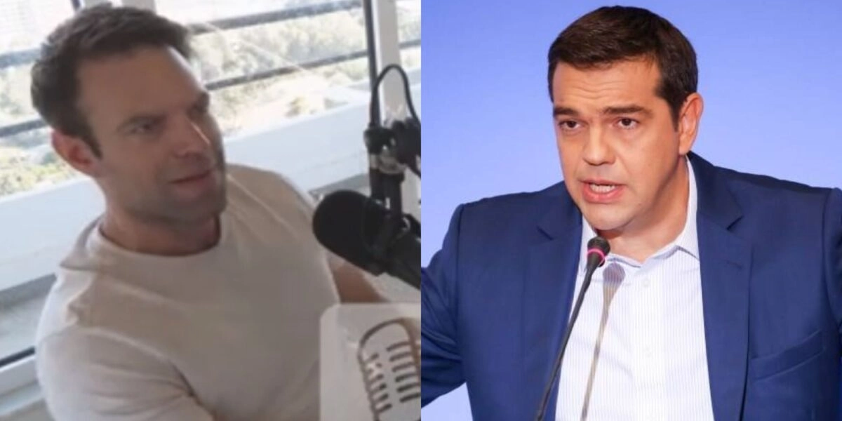 Στέφανος Κασσελάκης και Αλέξης Τσίπρας