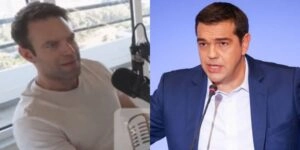 Στέφανος Κασσελάκης και Αλέξης Τσίπρας