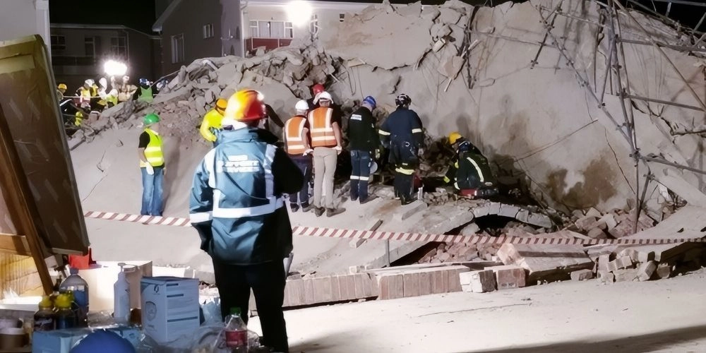 Κατάρρευση κτιρίου στη Νότια Αφρική