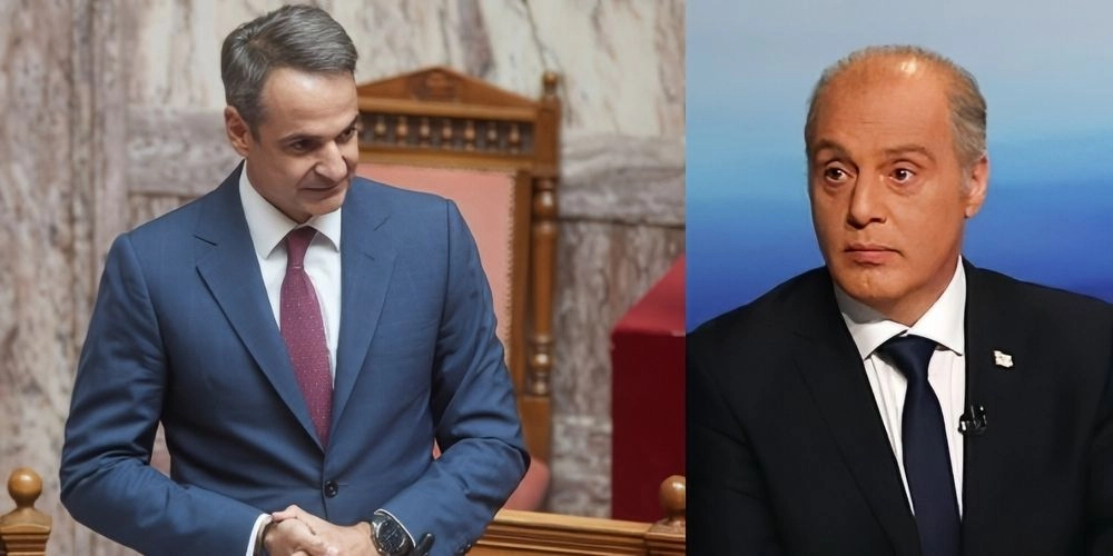 Ο Κυριάκος Μητσοτάκης και ο Κυριάκος Βελόπουλος