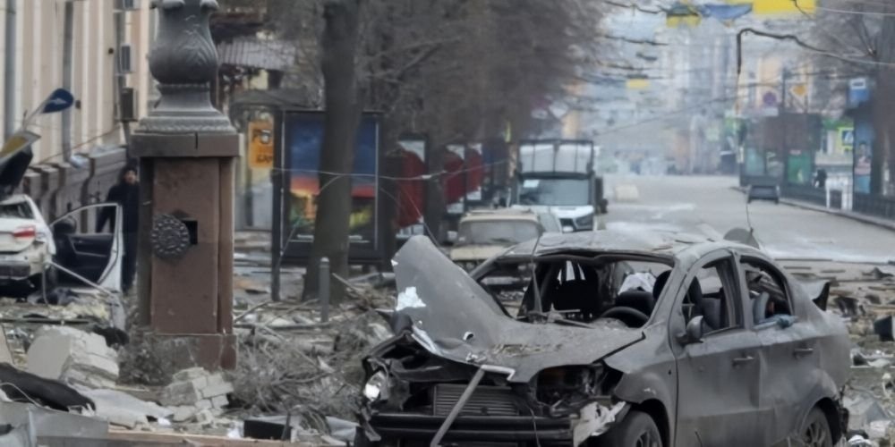 Βομβαρδισμοί στο Χάρκοβο της Ουκρανίας