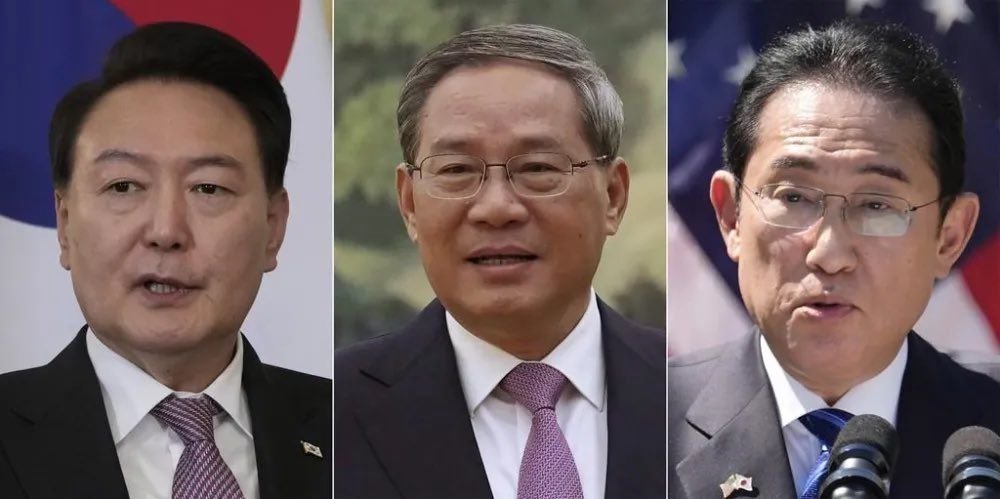 Οι ηγέτες της Ιαπωνίας, Κίνας και Νοτίου Κορέας