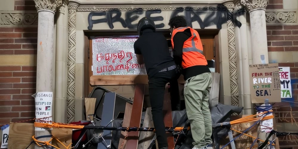 Καταλήψεις σε πανεπιστήμια των ΗΠΑ για τον πόλεμο στη Γάζα