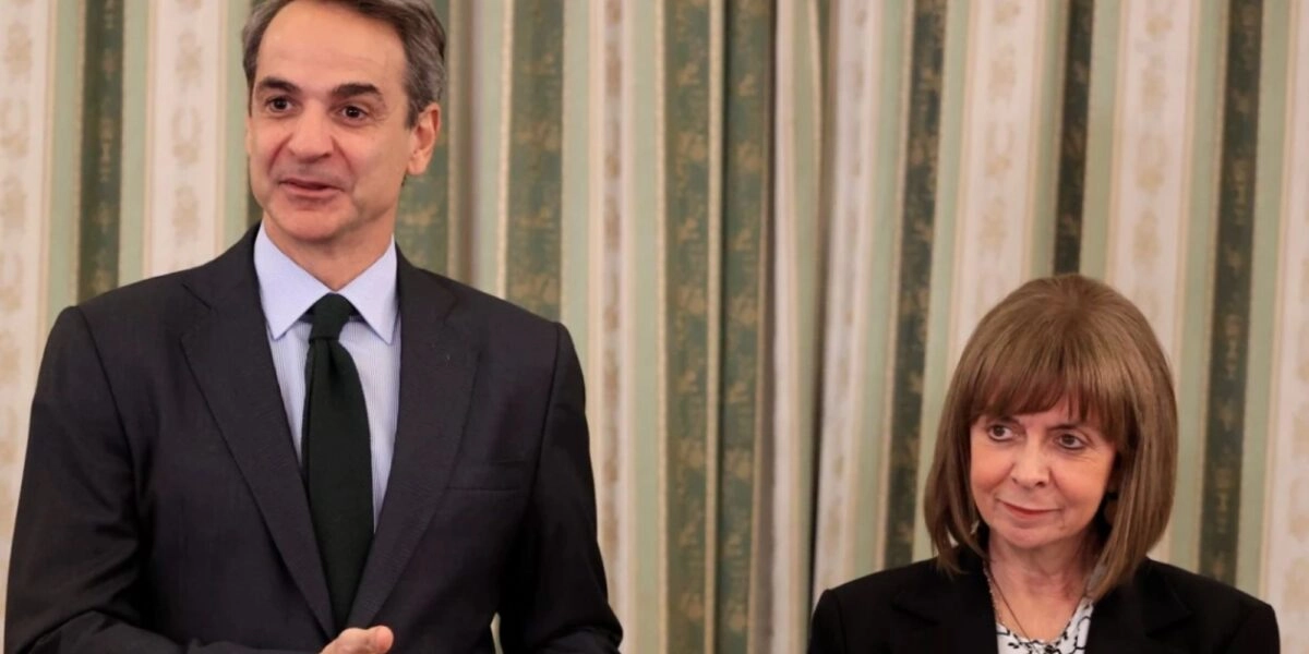 Κυριάκος Μητσοτάκης - Κατερίνα Σακελλαροπούλου