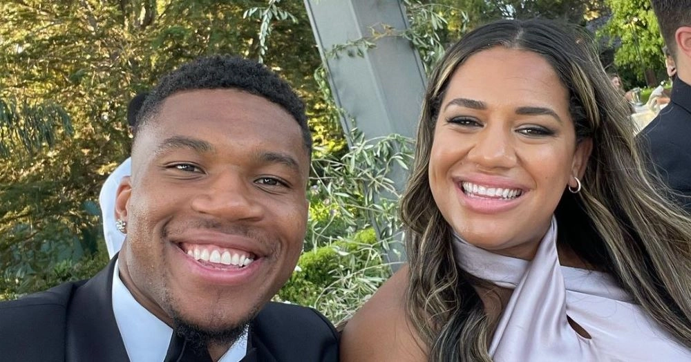 Ο Γιάννης Αντετονκούμπο και η σύζυγός του Μαράια