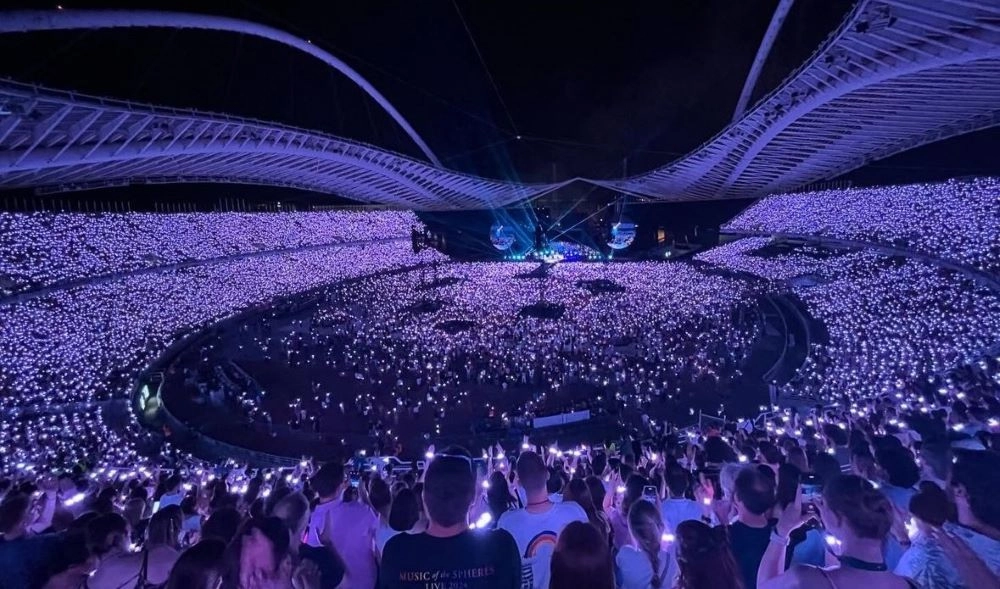 Συναυλία των Coldplay στο ΟΑΚΑ 8 Ιουνίου 2024