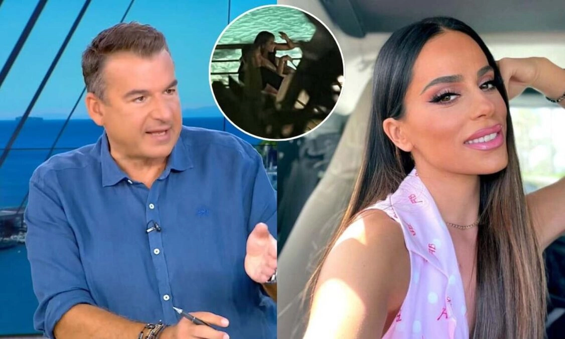 Ο Γιώργος Λιάγκας και η Μαρία Αντωνά