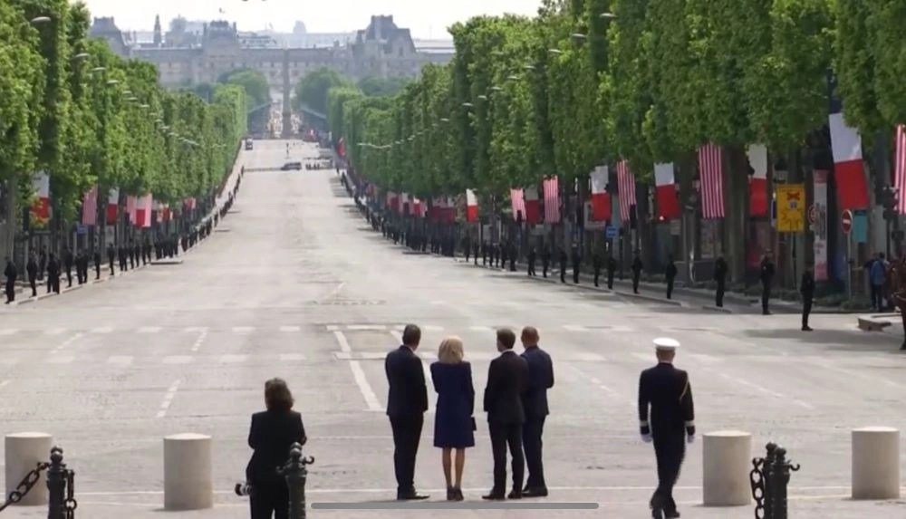 Υποδοχή Αμερικανού Προέδρου στη Γαλλία