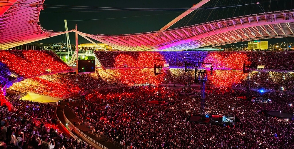 Η συναυλία των Coldplay στην Αθήνα