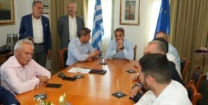 Ο Μητσοτάκης στην Κρήτη