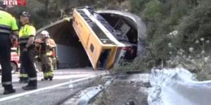 Aτύχημα με λεωφορείο στην Καταλωνία