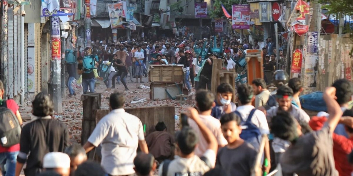 Διαδηλώσεις φοιτητών στο Μπανγκλαντές