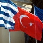 Σημαίες Ελλάδας Τουρκίας Ε.Ε.