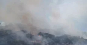 Φωτιά στη Λέσβο