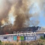 Υπό έλεγχο η πυρκαγιά στην Πρέβεζα- Υποψίες για εμπρησμό
