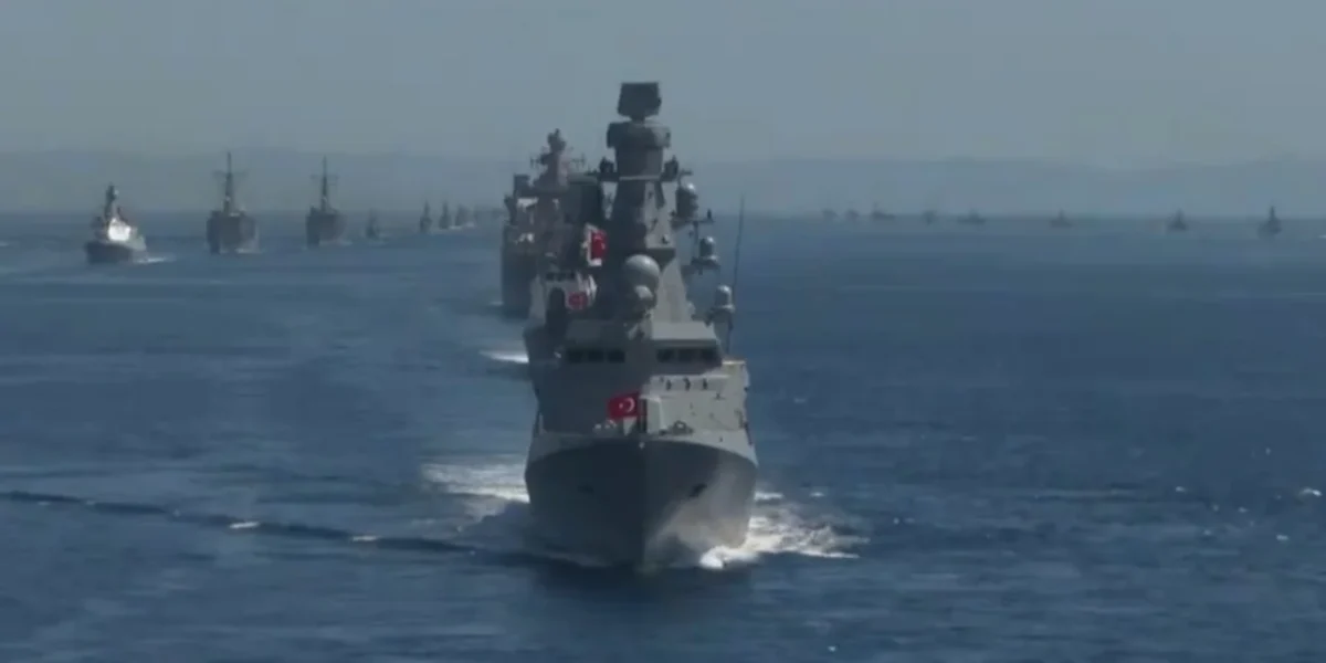 Φωτογραφία από την ανάρτηση του τουρκικού Υπουργείου Άμυνας για την Κύπρο