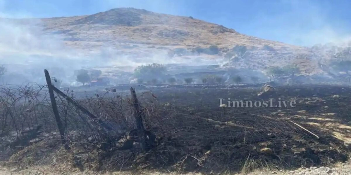 Φωτιά στη Λημνο