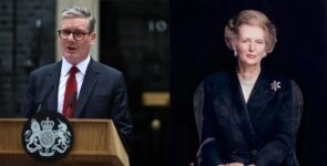 Ο Κιρ Στάρμερ και το πορτρέτο της Μάργκαρετ Θάτσερ