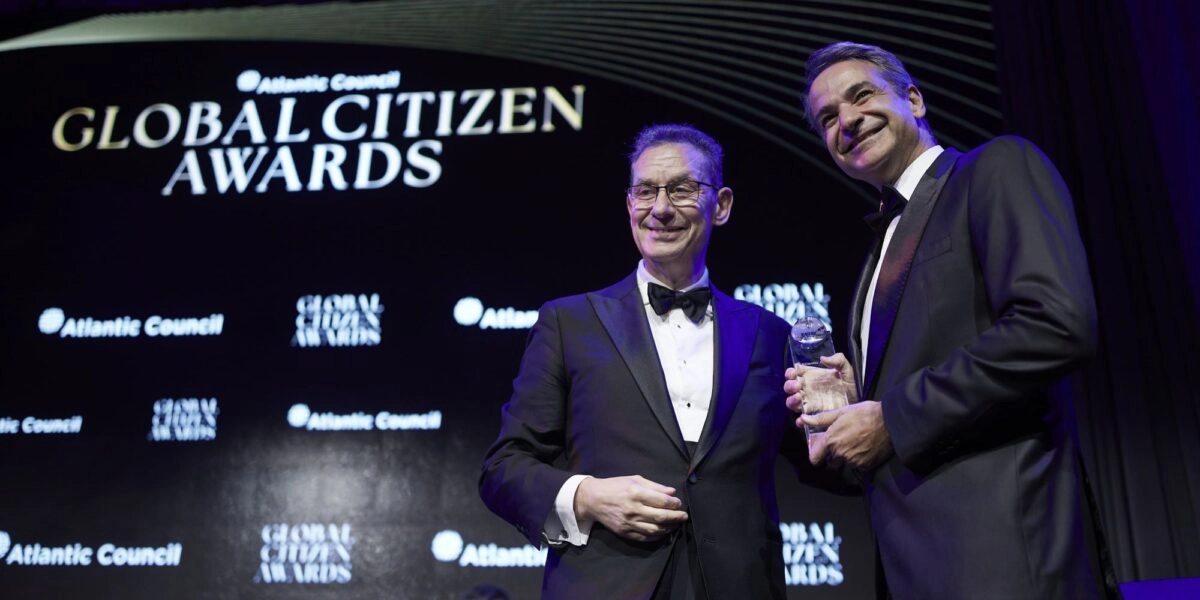 Βράβευση Κυρ. Μητσοτάκη με το Global Citizen Award