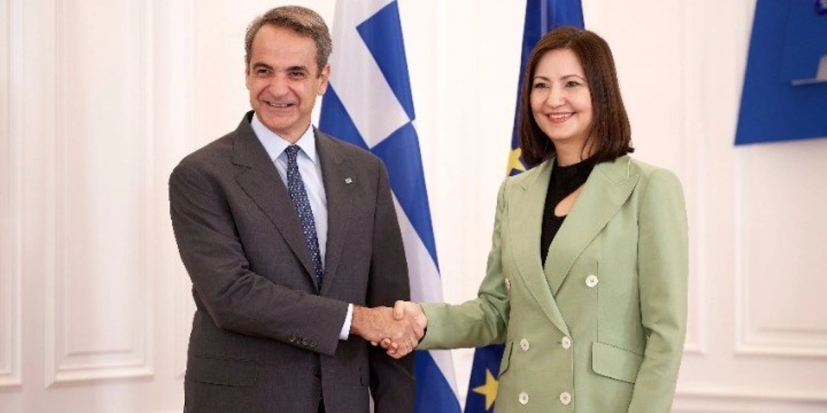 Συνάντηση Κυρ. Μητσοτάκη με Ιλιάνα Ιβάνοβα