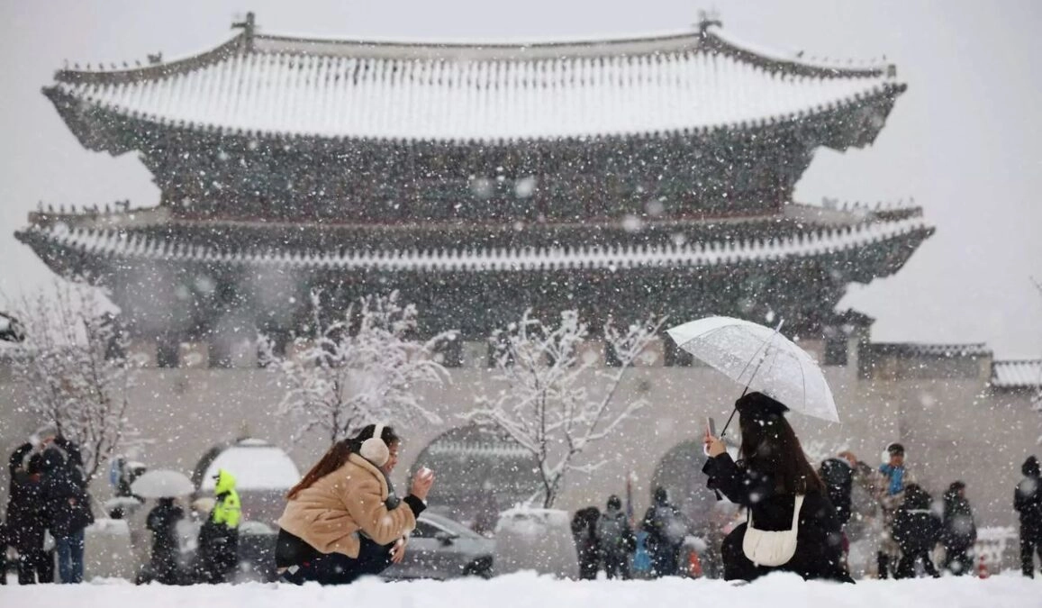 Χιονισμένη Σεούλ