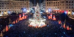 Θεσσαλονίκη χριστουγεννιάτικο δέντρο