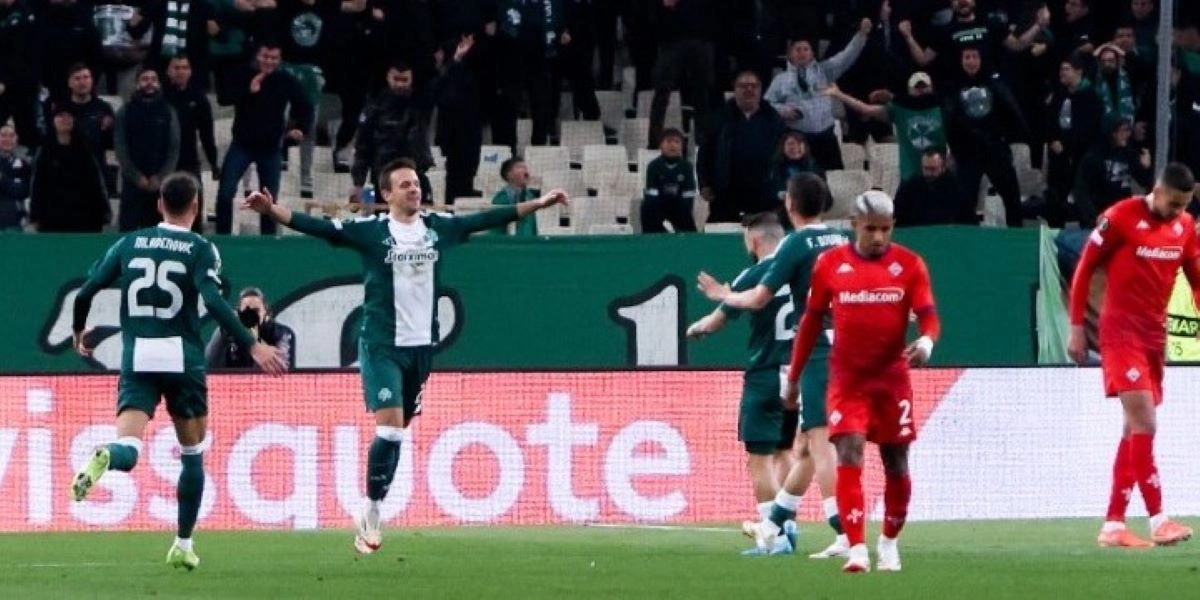 Παναθηναϊκός-Φιορεντίνα 3-2: Φόρεσε το ευρωπαϊκό του «κοστούμι» ο Panathinaikos και πήρε ισχνό προβάδισμα πρόκρισης ενόψει του επαναληπτικού στη Φλωρεντία