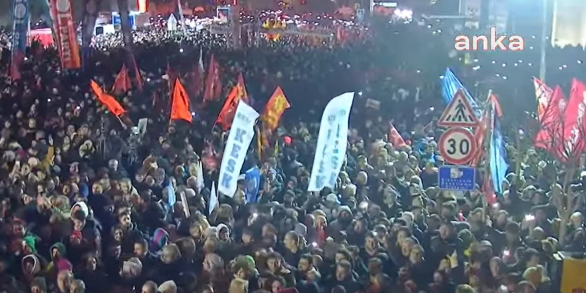 Τουρκία: Χιλιάδες διαδηλωτές ενάντια στη σύλληψη Ιμάμογλου σε Άγκυρα και Κωνσταντινούπολη