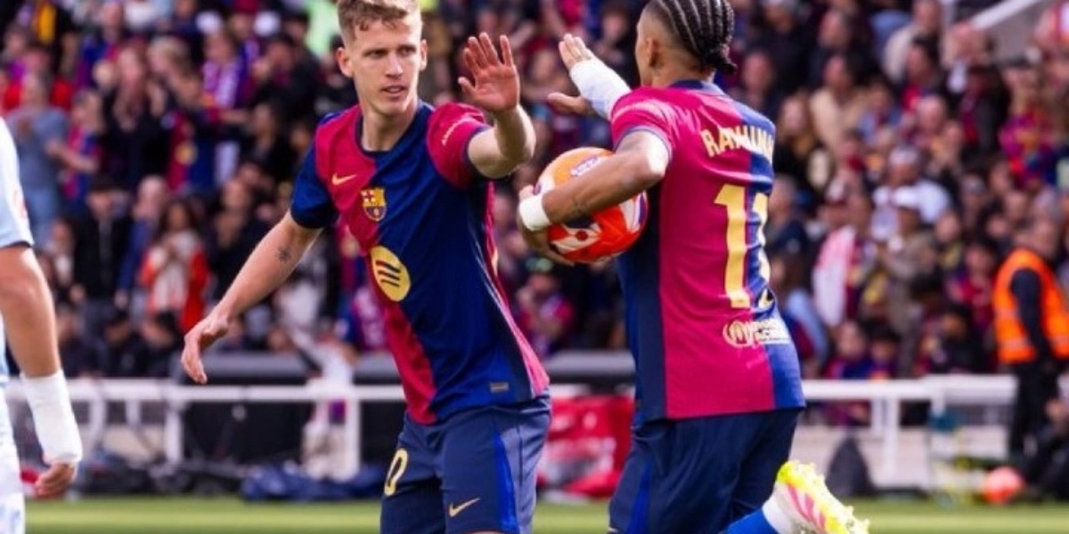 Μπαρτσελόνα-Θέλτα 4-3: Ο Ραφίνια «υπέγραψε» την ανατροπή των Καταλανών με πέναλτι στις καθυστερήσεις και τους κράτησε σε διαφορά ασφαλείας από τη Ρεάλ Μαδρίτης