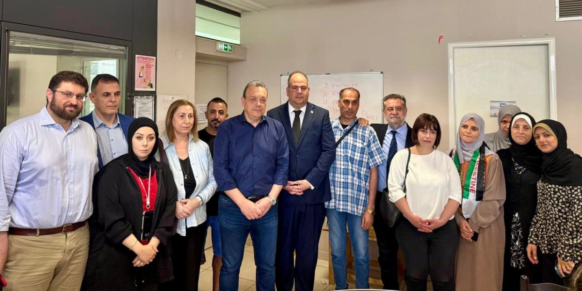 Φάμελλος: Επίσκεψη στη δομή φιλοξενίας Παλαιστίνιων ανήλικων προσφύγων