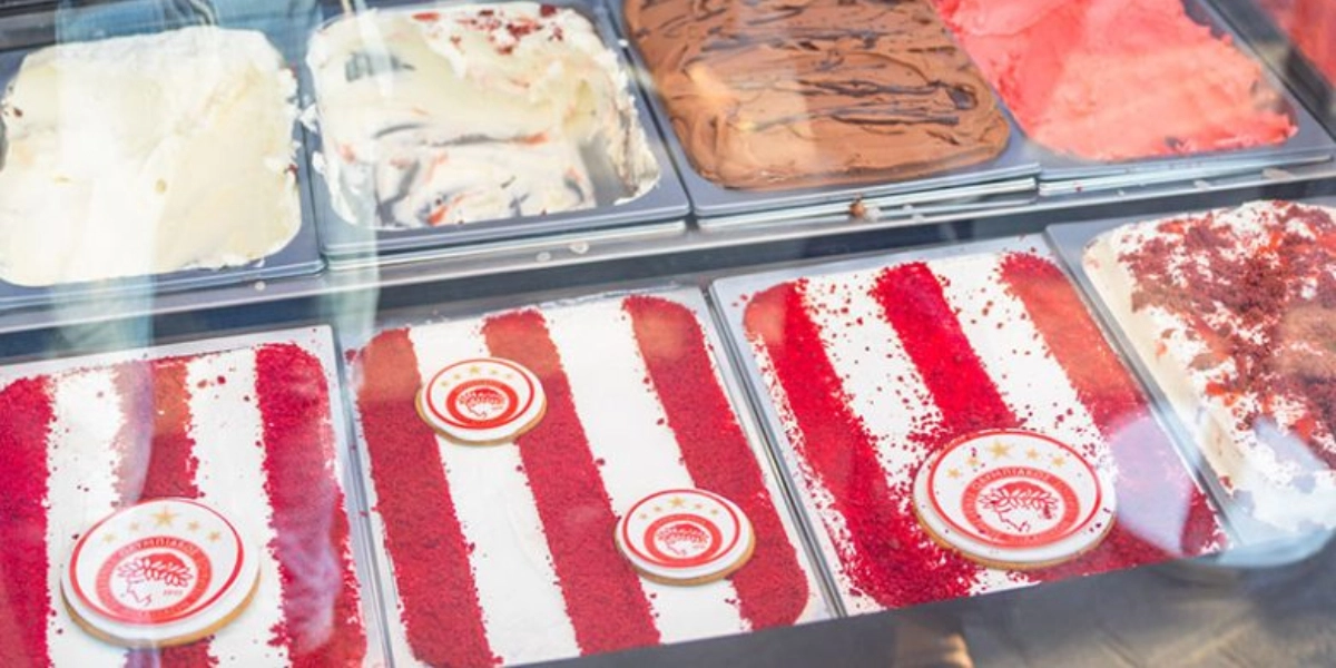 Δήμος Πειραιά: Παγωτό με γεύση…Ολυμπιακού για την επέτειο των 100 χρόνων