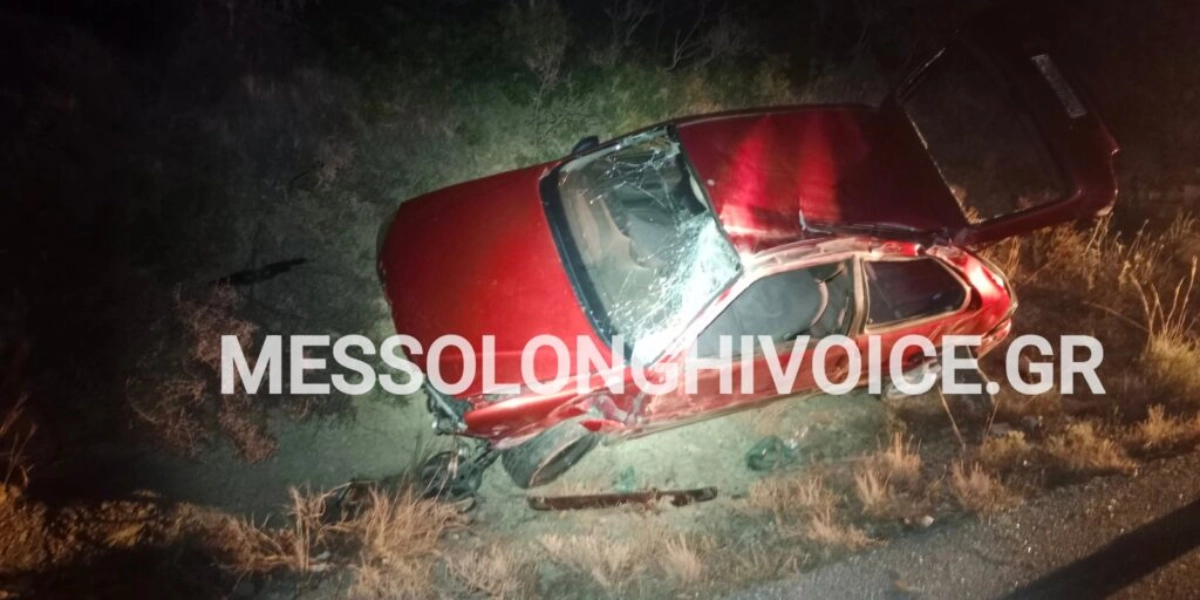 Μεσολόγγι: Αυτοκίνητο έπεσε στη θάλασσα – Σκοτώθηκε ο 27χρονος οδηγός