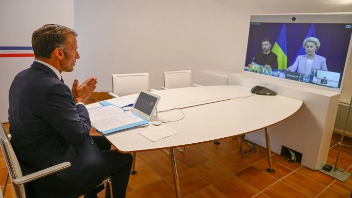 Τηλεδιάσκεψη Ευρωπαίων ηγετών: Υποστήριξη της Ουκρανίας για δίκαιη και διαρκή ειρήνη