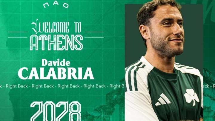 Υπέγραψε έως το 2028 ο Καλάμπρια στον Παναθηναϊκό