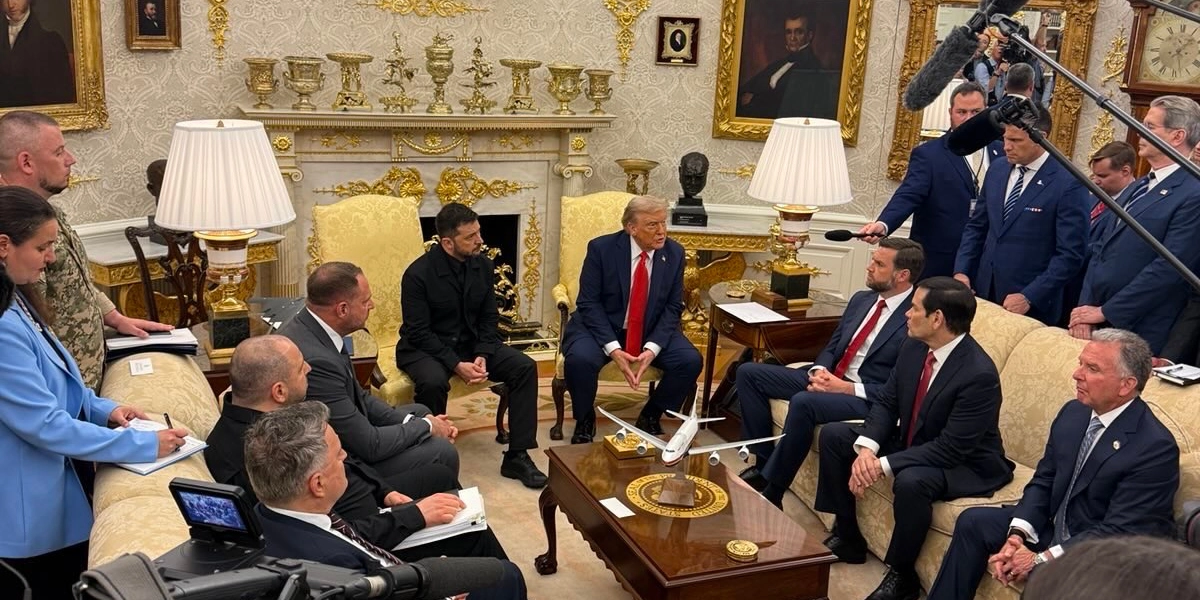 Λευκός Οίκος: Θετική η συνάντηση Τραμπ – Ζελένσκι στα πλαίσια της σύναψης συμφωνίας για εκεχειρία