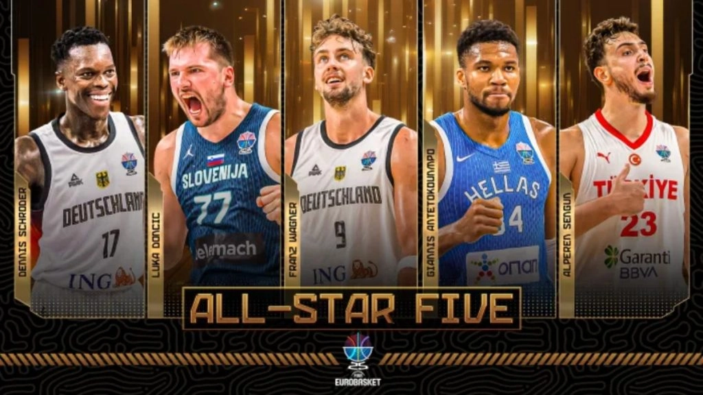 EuroBasket 2025: Ο Γιάννης στη κορυφαία πεντάδα του τουρνουά