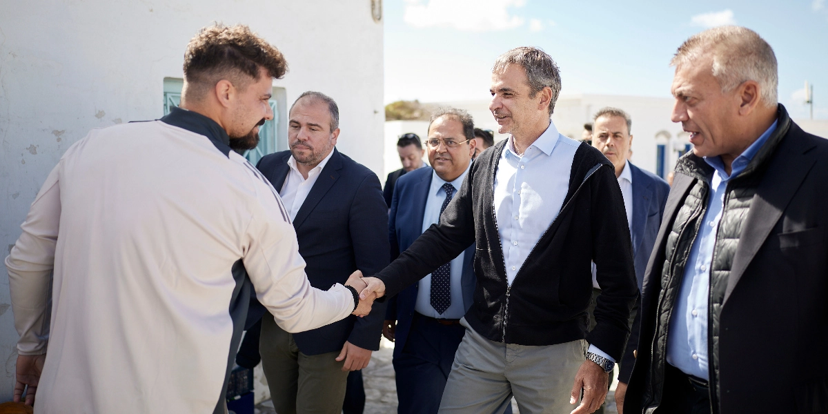 Επίσκεψη Μητσοτάκη στην Αμοργό: Δίνουμε μεγάλη σημασία στην περιφερειακή ανάπτυξη και χρειάζεται καλή γνώση των προβλημάτων