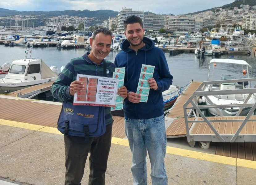 Νίκος Ηλιάδης, λαχειοπώλης στην Καβάλα