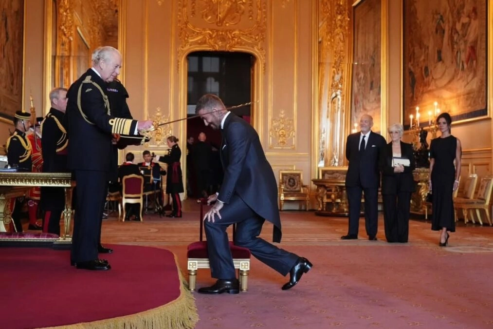 Ντέιβιντ Μπέκαμ: Ο βασιλιάς Κάρολος τον έχρισε «Ιππότη»