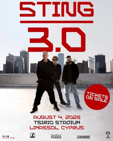 Ο ΘΡΥΛΟΣ ΕΠΙΣΤΡΕΦΕΙ! STING Η μεγαλύτερη συναυλία της χρονιάς στην Κύπρο
