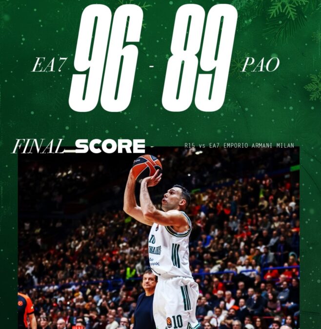 Παναθηναϊκός: Δε βρήκε ισορροπία στην άμυνα- Η Μιλάνο με τρομερό ποσοστό στα τρίποντα πήρε τη νίκη
