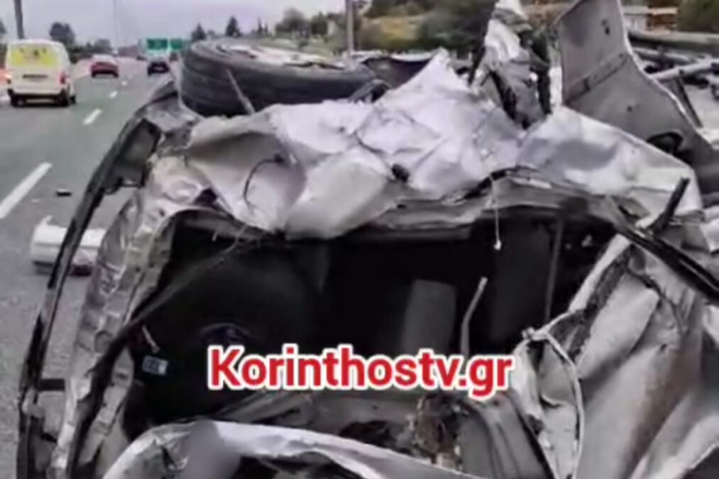 Άγιοι Θεόδωροι: Τραγωδία στην άσφαλτο της Εθνικής Οδού με νεκρό οδηγό