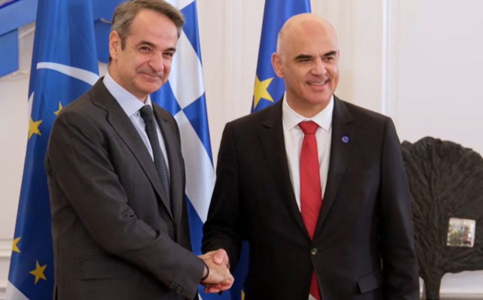 Συνάντηση του Πρωθυπουργού Κυριάκου Μητσοτάκη με τον Γενικό Γραμματέα του Συμβουλίου της Ευρώπης Alain Berset