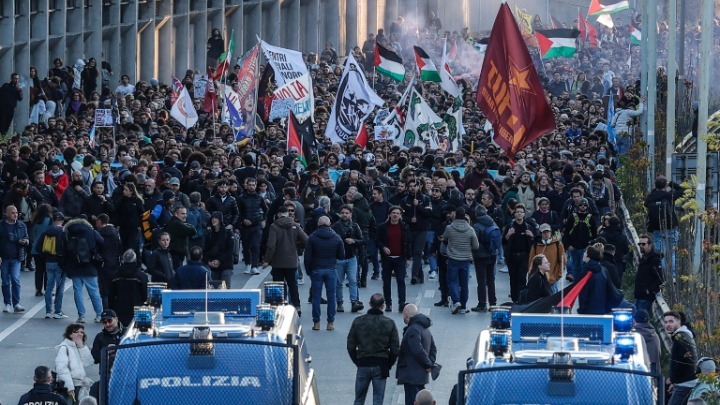 Ρώμη: Κινητοποίηση κατά του πολέμου